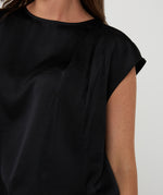 ESQUALO // 10520 CAP SLEEVE BLOUSE