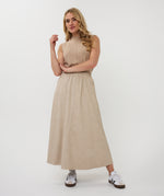 ESQUALO // 11504 LONG VEGAN LEATHER SKIRT