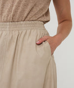 ESQUALO // 11504 LONG VEGAN LEATHER SKIRT