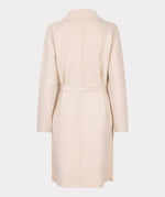 ESQUALO // 18505 LONG BELTED CARDIGAN LIGHT SAND