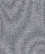 ESQUALO // 27504 RIBBED SLEEVELESS SWEATER GREY MELANGE
