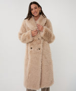 ESQUALO // 37506 LONG HAIRY KNIT COAT