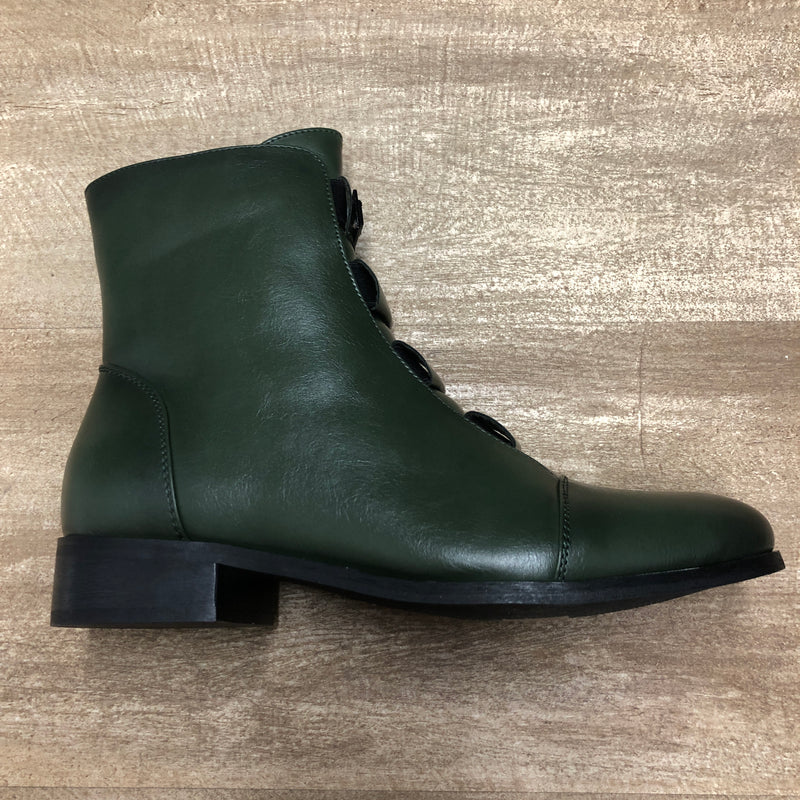LITTLE EMPRESSES // XYG-4 WATER RESISTANT BOOTIES GREEN