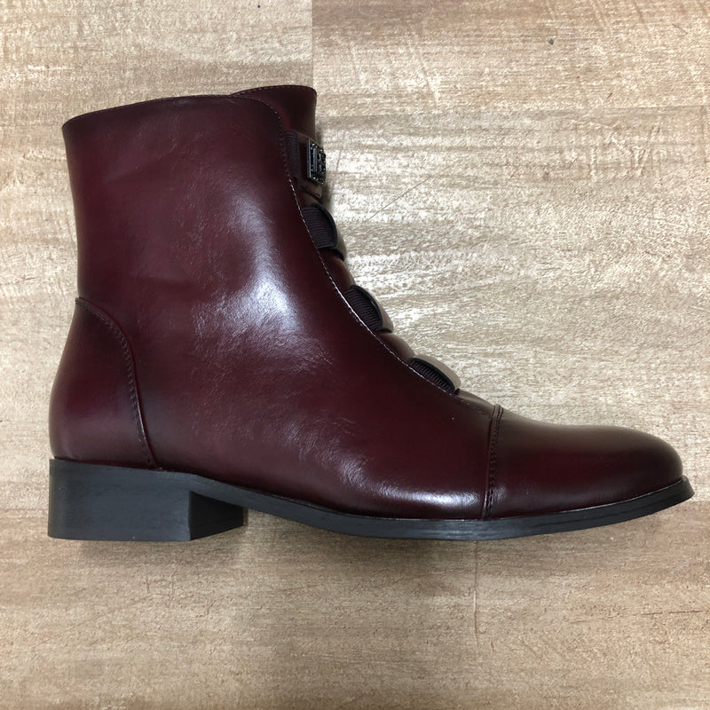 LITTLE EMPRESSES // XYG-4 WATER RESISTANT BOOTIES BURGUNDYj
