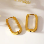 HACKNEY NINE // CHANDA RECTANGULAR HOOP WITH ROUNDED EDGES