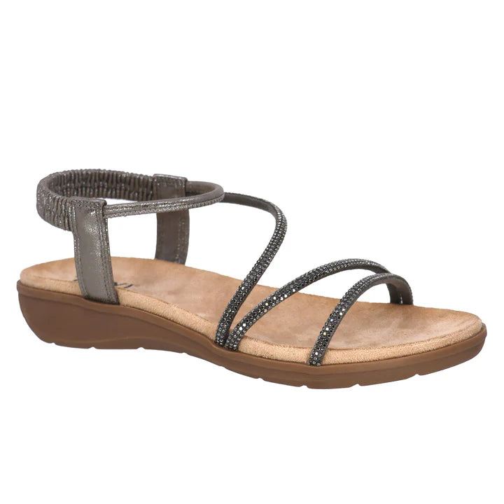 TAXI // PAIGE SANDAL PEWTER