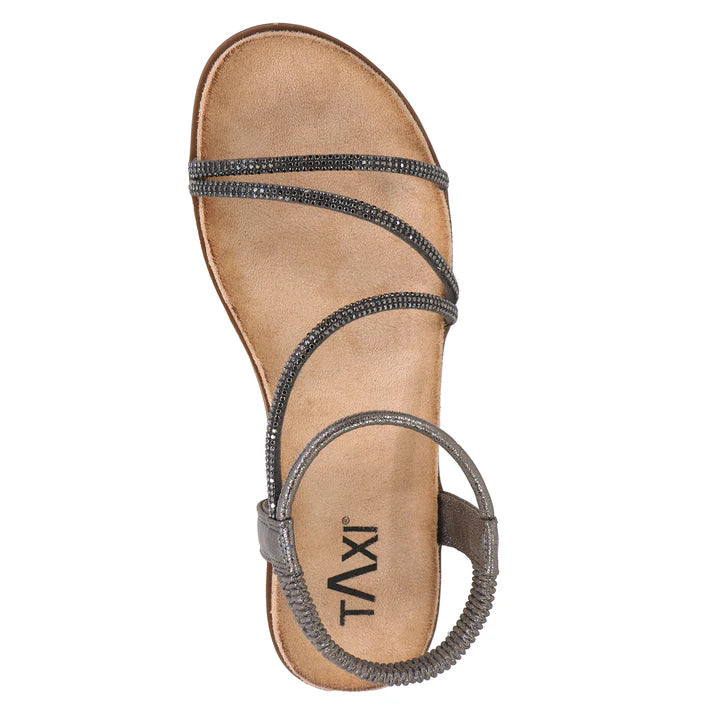 TAXI // PAIGE SANDAL PEWTER