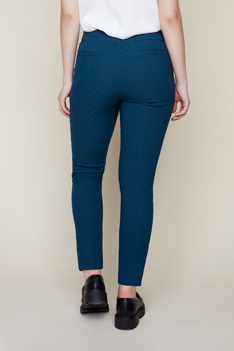 RENUAR // R1542 PULL-ON TENCEL PANTS LAGOON