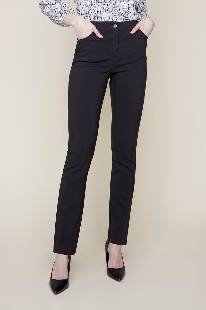 RENUAR // R1920 5 POCKET STRAIGHT LEG PANTS CARBON