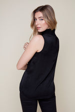 RENUAR // R5118 TURTLENECK BLOUSE BLACK