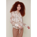 RENUAR // R5120L BLOUSE TAN