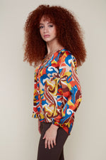 RENUAR // R5125 PRINTED BLOUSE