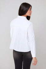 RENUAR // R5151 BLOUSE WITH TIE & PLEATED BACK