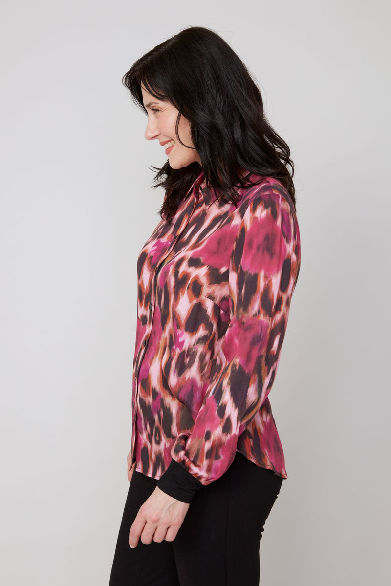 RENUAR // R5201 PRINTED BLOUSE