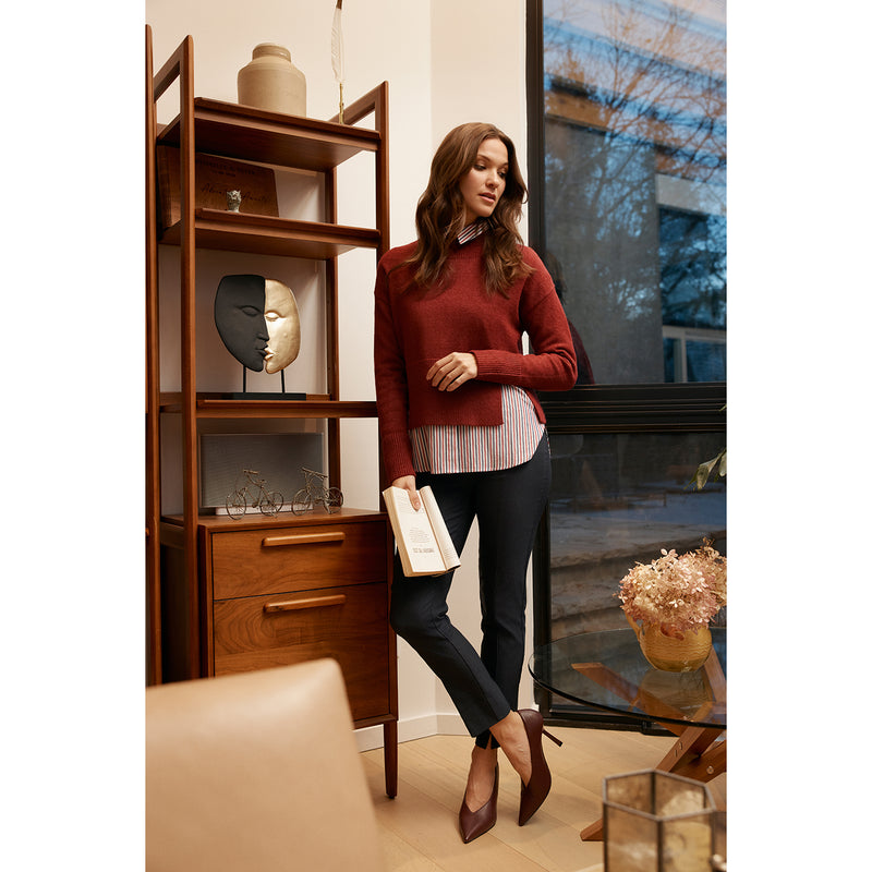 RENUAR // R6941 MOCK NECK SWEATER (3 COLOURS)