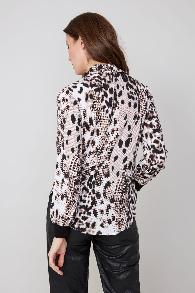 RENUAR // R5206 PRINTED BLOUSE