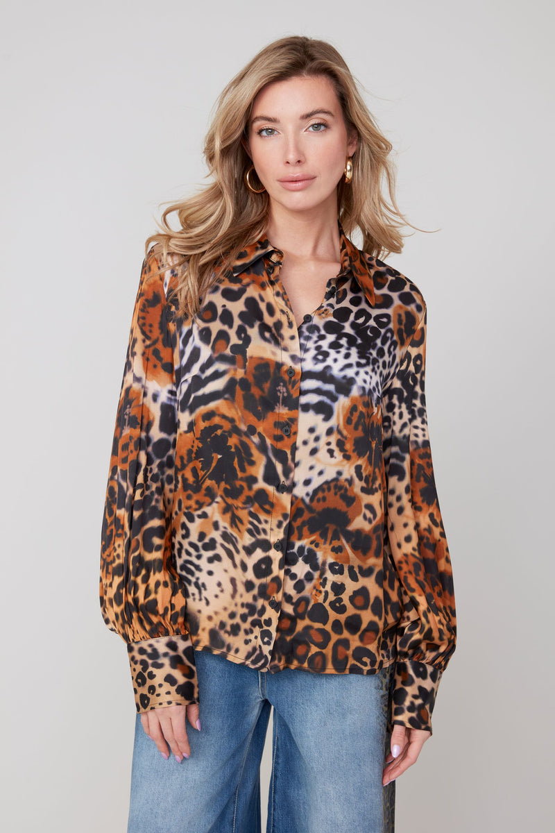 RENUAR // R5211 PRINTED BLOUSE