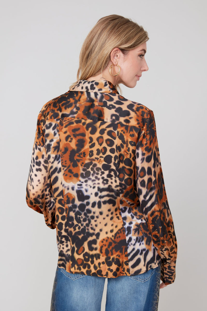 RENUAR // R5211 PRINTED BLOUSE
