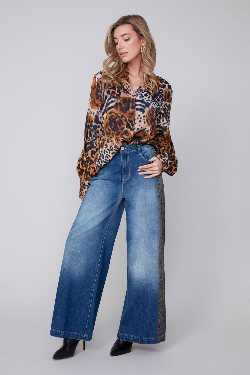 RENUAR // R5211 PRINTED BLOUSE