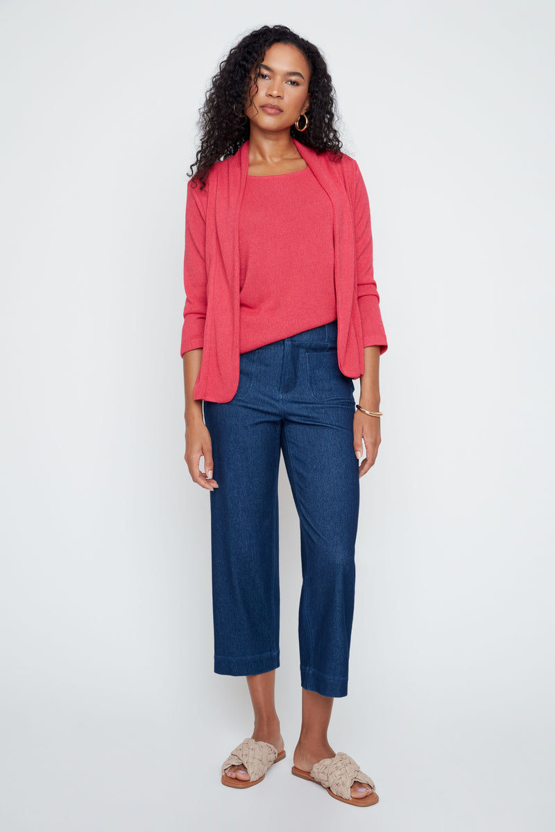 RENUAR | R7809 Shawl Lapel Cardigan 3 Colours – Trinity Gallery