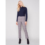 CHARLIE B // 5292RR PLAID PULL-ON PLANT NAVY