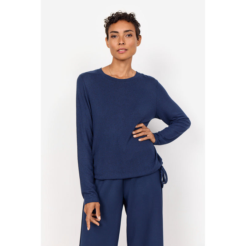 SOYA CONCEPT // SC-BIARA 119 SWEATER BLUE IRIS MELANGE