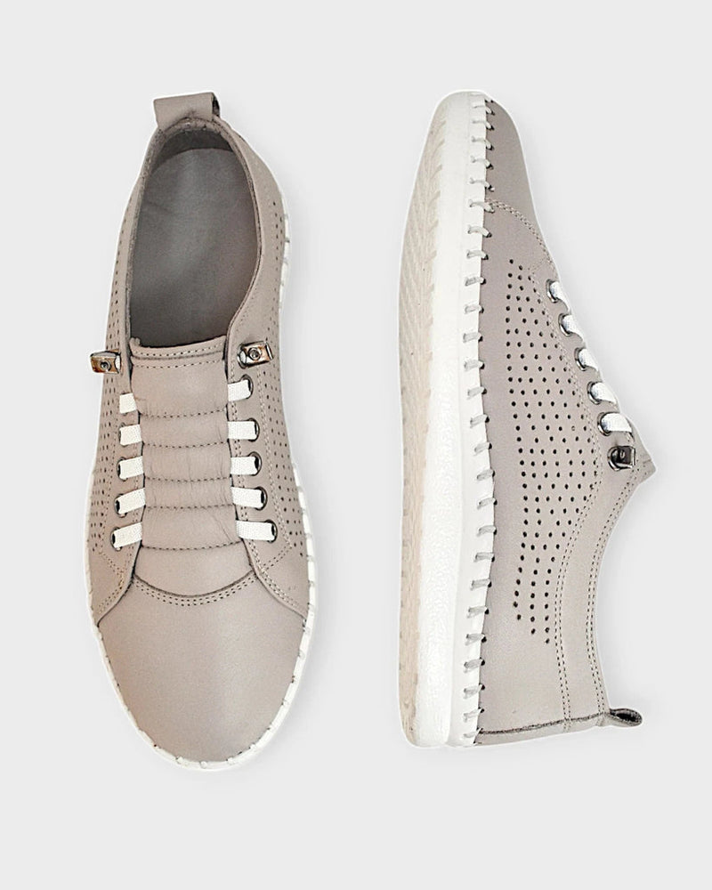 EVERLY // LEORA SNEAKER SILVER GREY