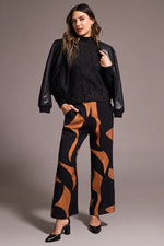TRIBAL // 5924O ZIPPED FRONT BOMBER JACKET