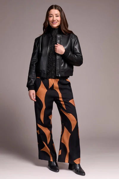 TRIBAL // 5924O ZIPPED FRONT BOMBER JACKET
