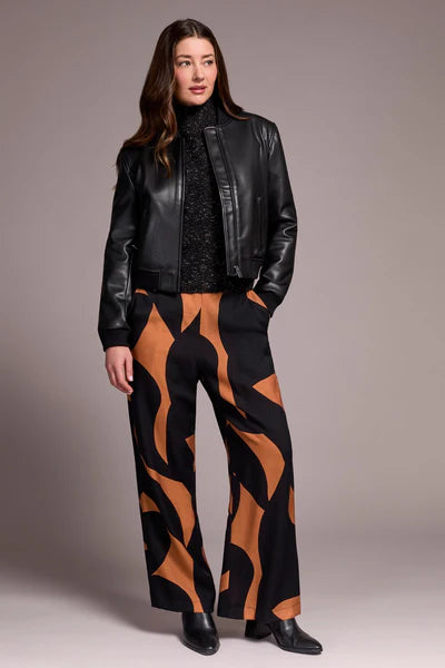 TRIBAL // 5924O ZIPPED FRONT BOMBER JACKET
