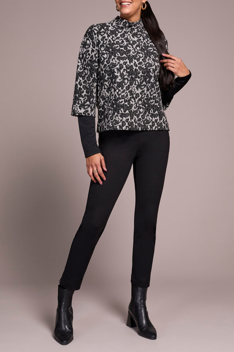 TRIBAL // 2325O MOCK NECK SWEATER