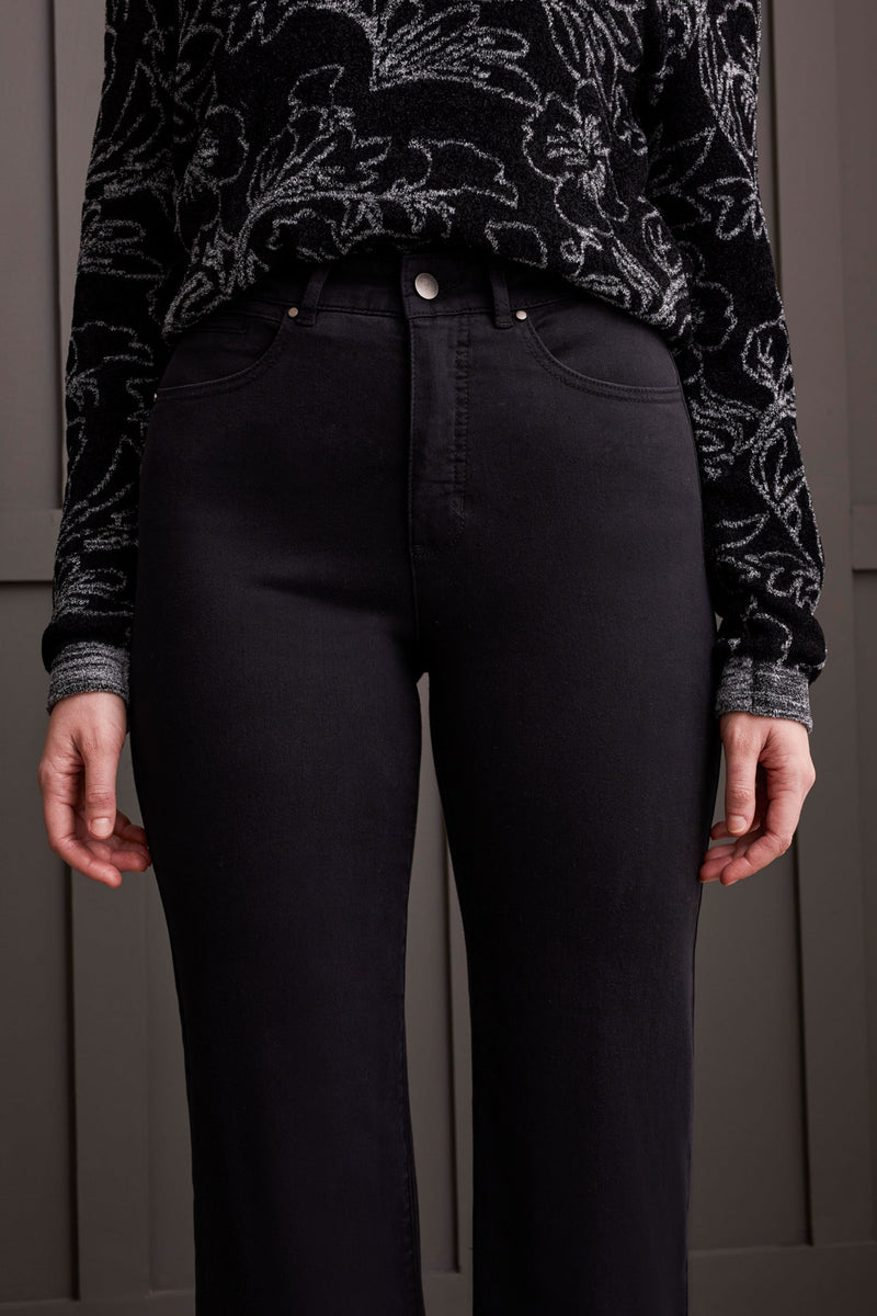 TRIBAL // 1861O WIDE LEG JEANS BLACK