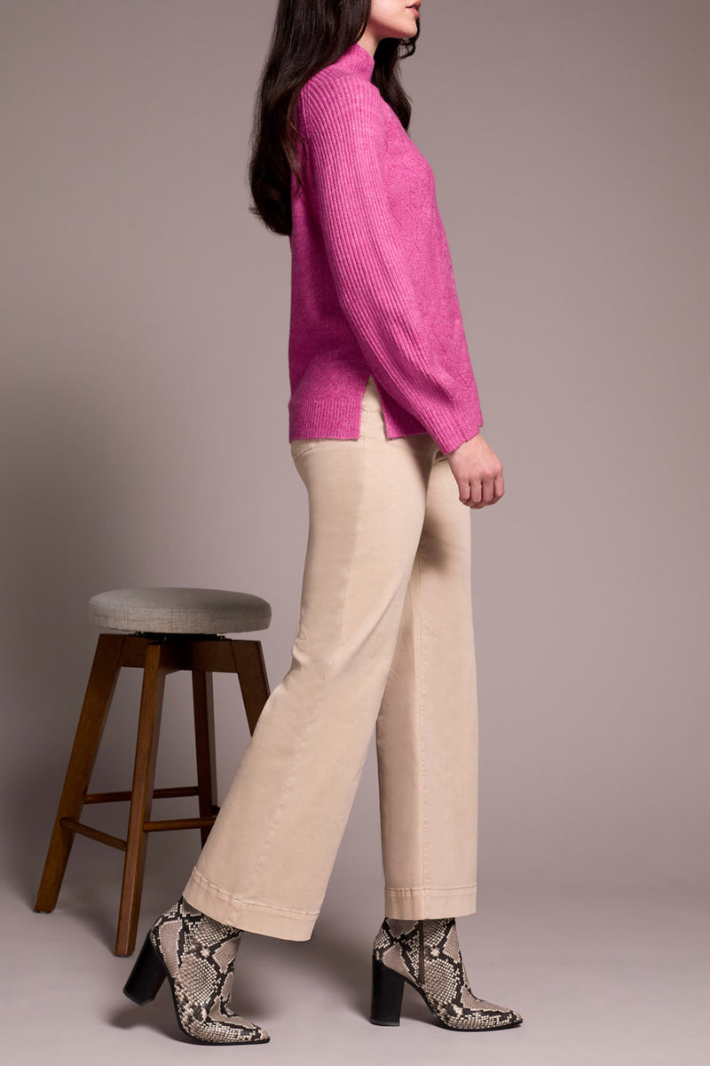 TRIBAL // 1861O WIDE LEG JEANS SANDSTONE