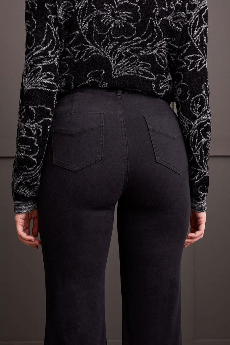 TRIBAL // 1861O WIDE LEG JEANS BLACK