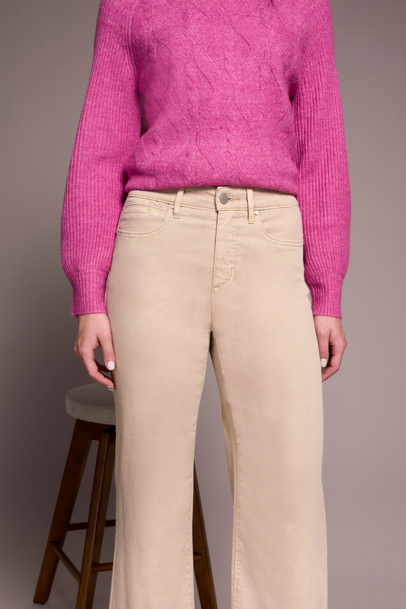 TRIBAL // 1861O WIDE LEG JEANS SANDSTONE