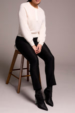 TRIBAL // 2410O PULL ON ANKLE PANT BLACK