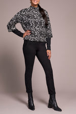TRIBAL // 2325O MOCK NECK SWEATER