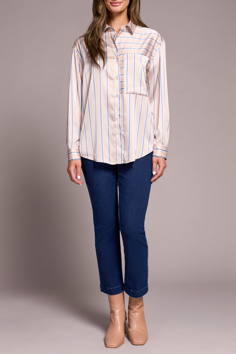 TRIBAL // 6003O BUTTON UP BLOUSE