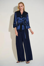 JOSEPH RIBKOFF // 253788 HIGH WAISTED PANTS MIDNIGHT BLUE