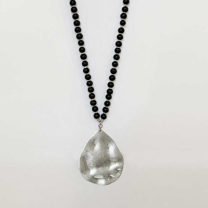 CARACOL // 1416-BLK-S NECKLACE
