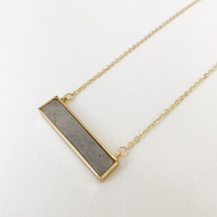 CARACOL // 1451-GRY NECKLACE