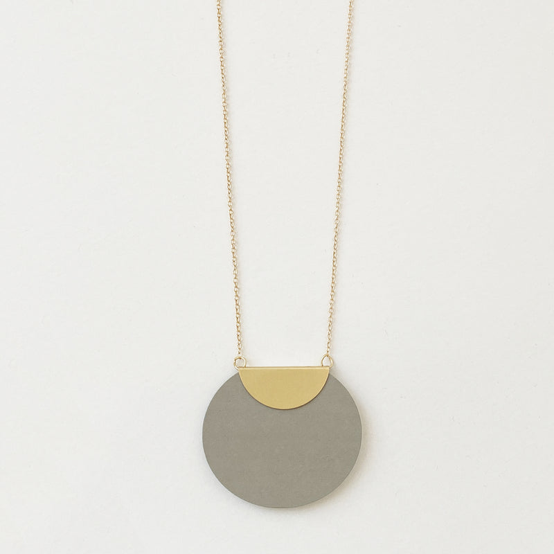 CARACOL // 1484-GRY NECKLACE