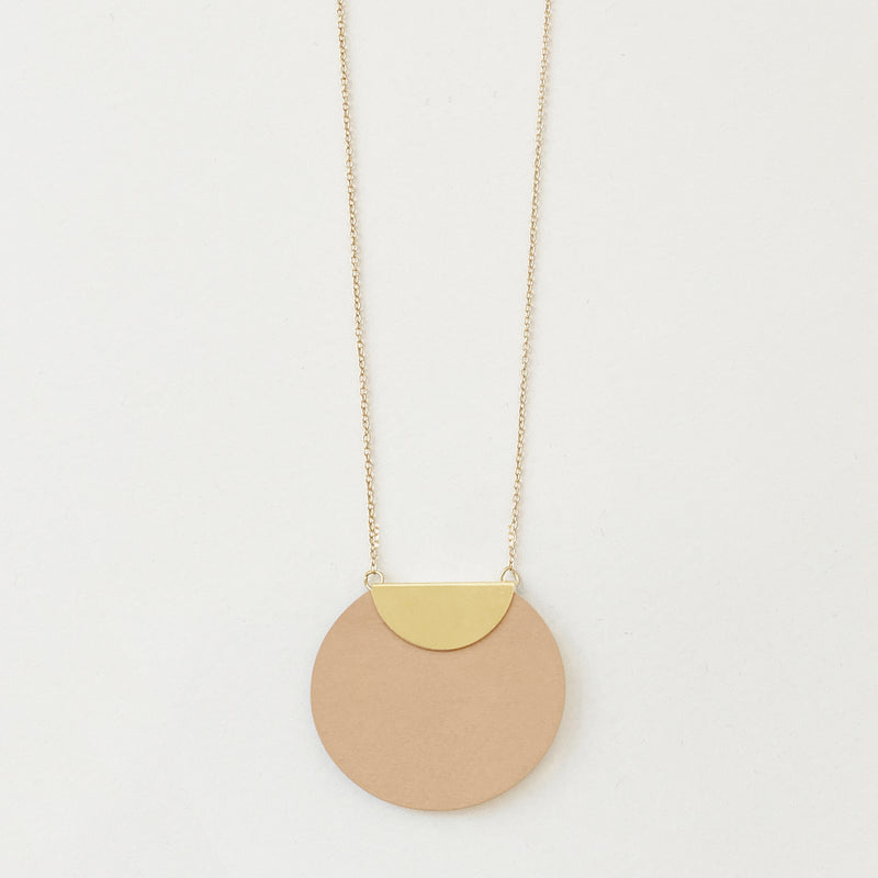 CARACOL // 1484-PNK NECKLACE