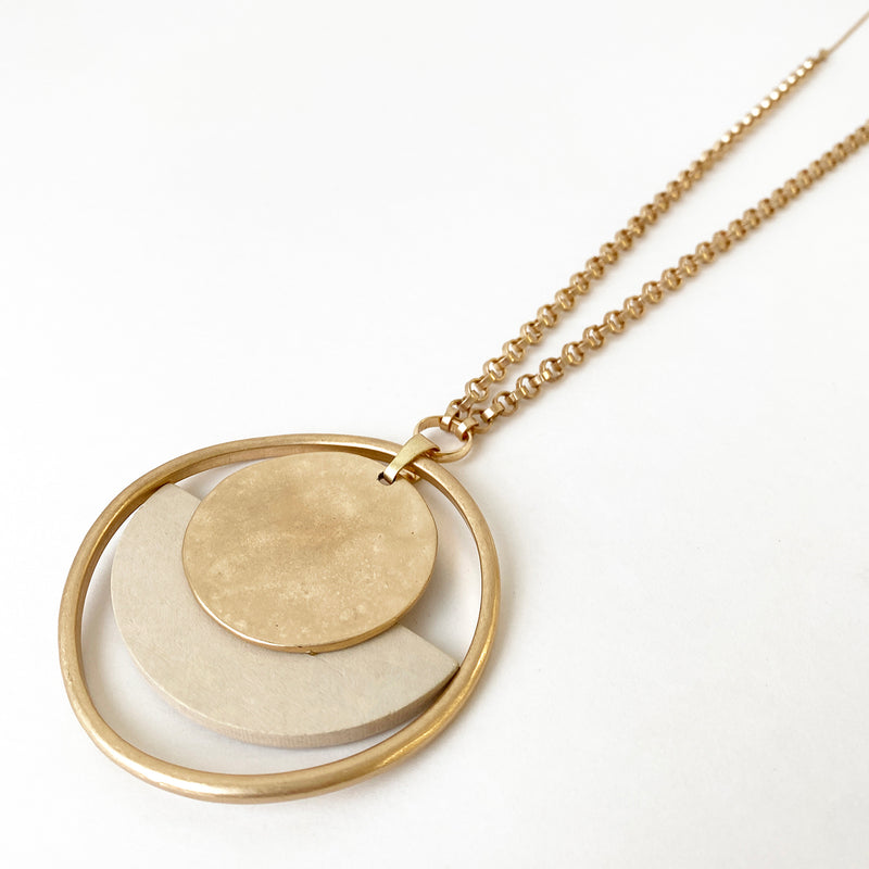 CARACOL // 1572-BGE-G NECKLACE