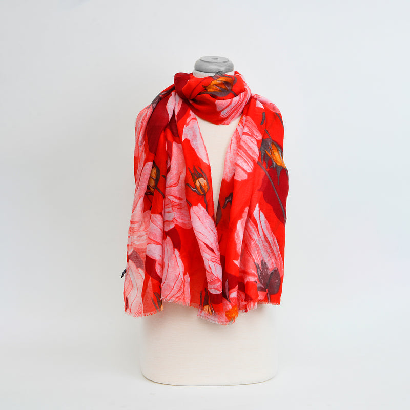 CARACOL // 6149-RED SCARF