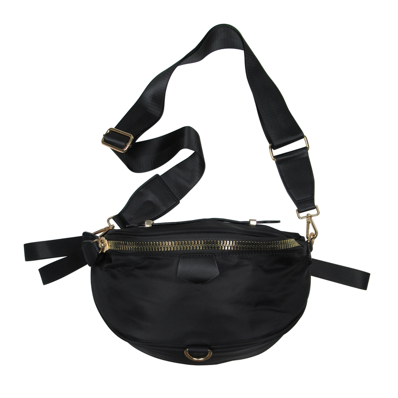 CRYSTALE // CRY-1963-BLK  FANNY PACK