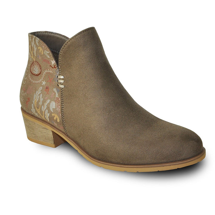 VANGELO // HF0400 TAUPE ANKLE BOOTS