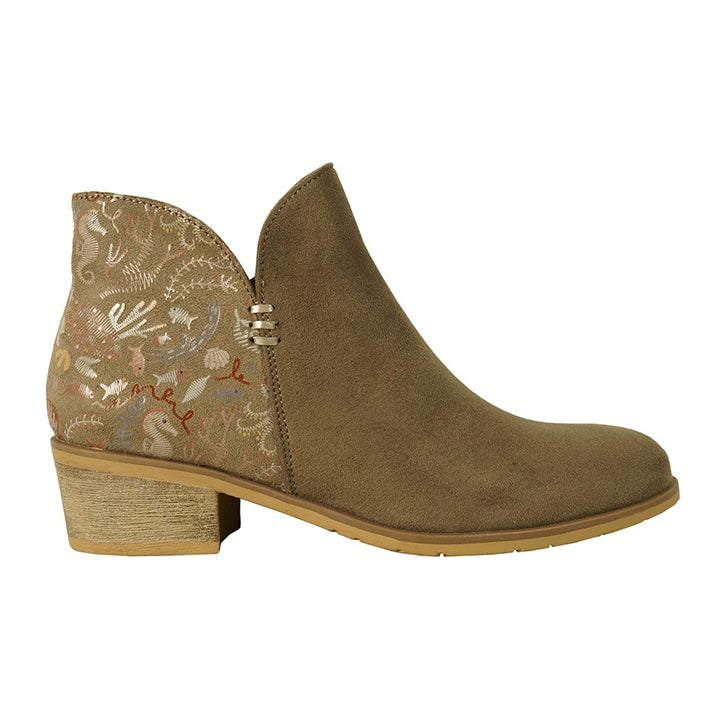 VANGELO // HF0400 TAUPE ANKLE BOOTS