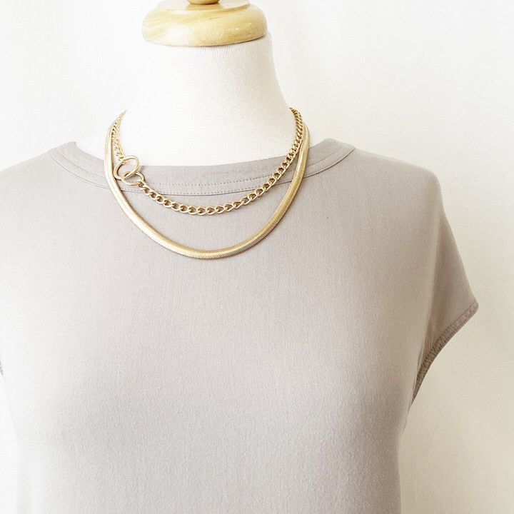 CARACOL // 1528-GLD NECKLACE