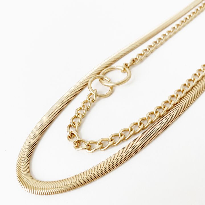 CARACOL // 1528-GLD NECKLACE